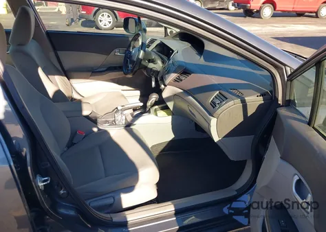 2012 Honda Civic Ex from USA, damaged, VIN 19XFB2F81CE318377